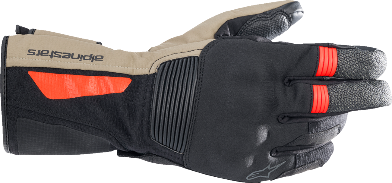 Denali Aerogel Drystar® Gloves - Black/Dark Khaki/Fluo Red - Small