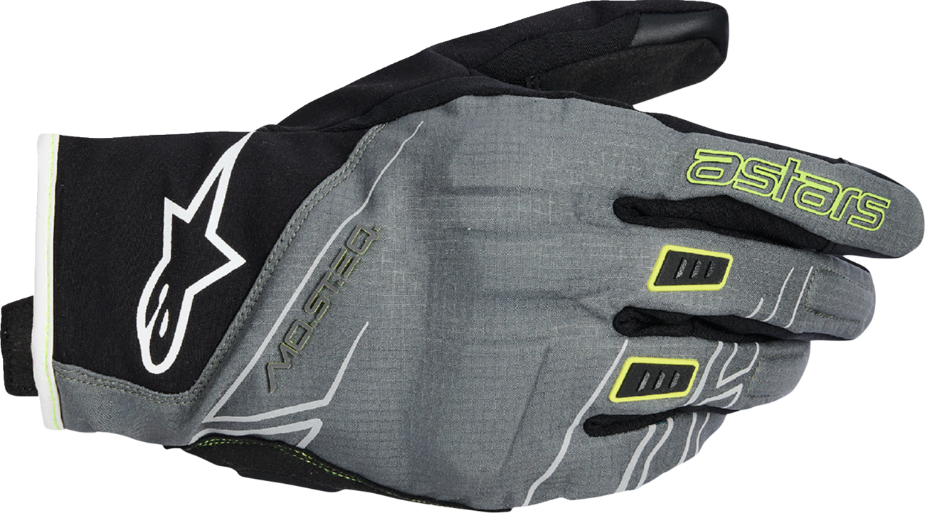 Moblast WP Gloves - Fur Gray/Black/Sulphur Yellow - Small