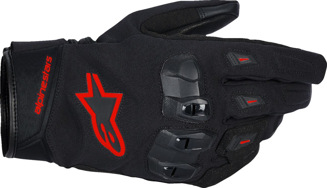 SP X Z WP Gloves - Black/Fluo Red - 2XL
