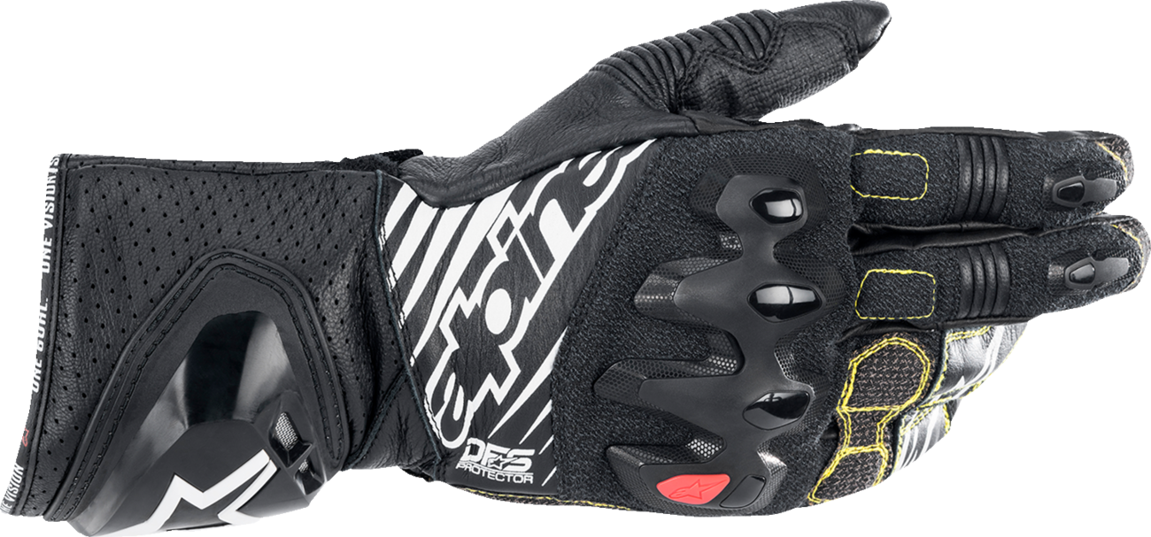 GP Tech v2 Gloves - Black/White - Large