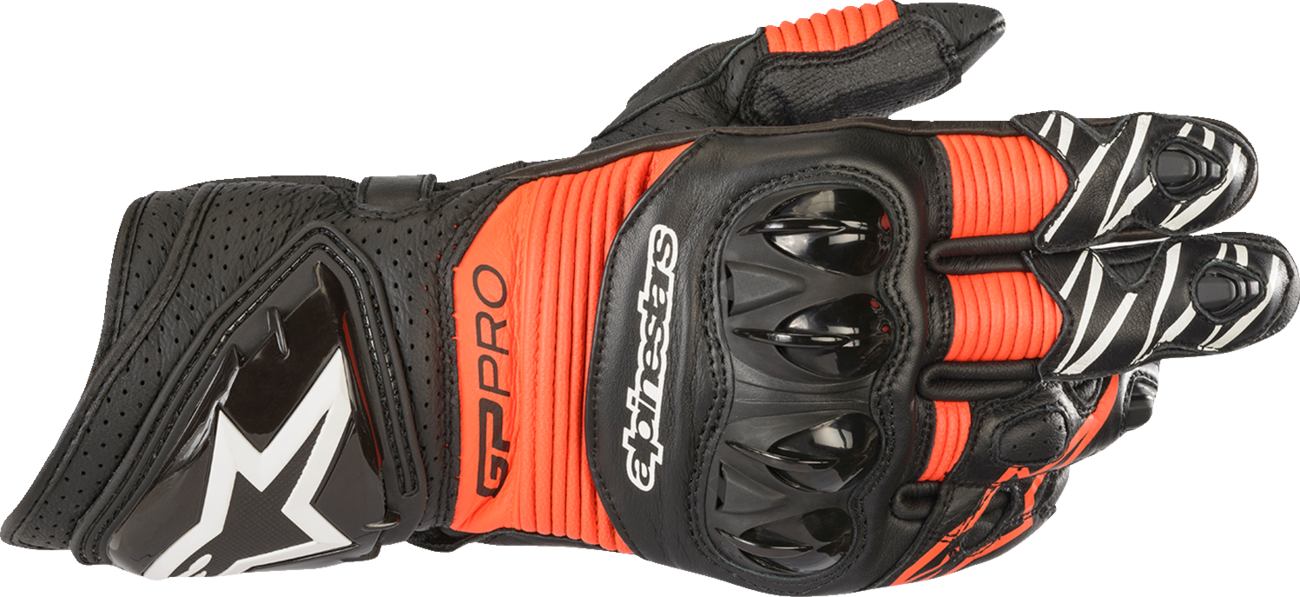 GP Pro RS3 Gloves - Black/Fluo Red - Small