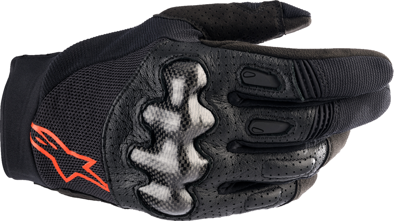 Megawatt V2 Gloves - Black/Fluo Red - XL
