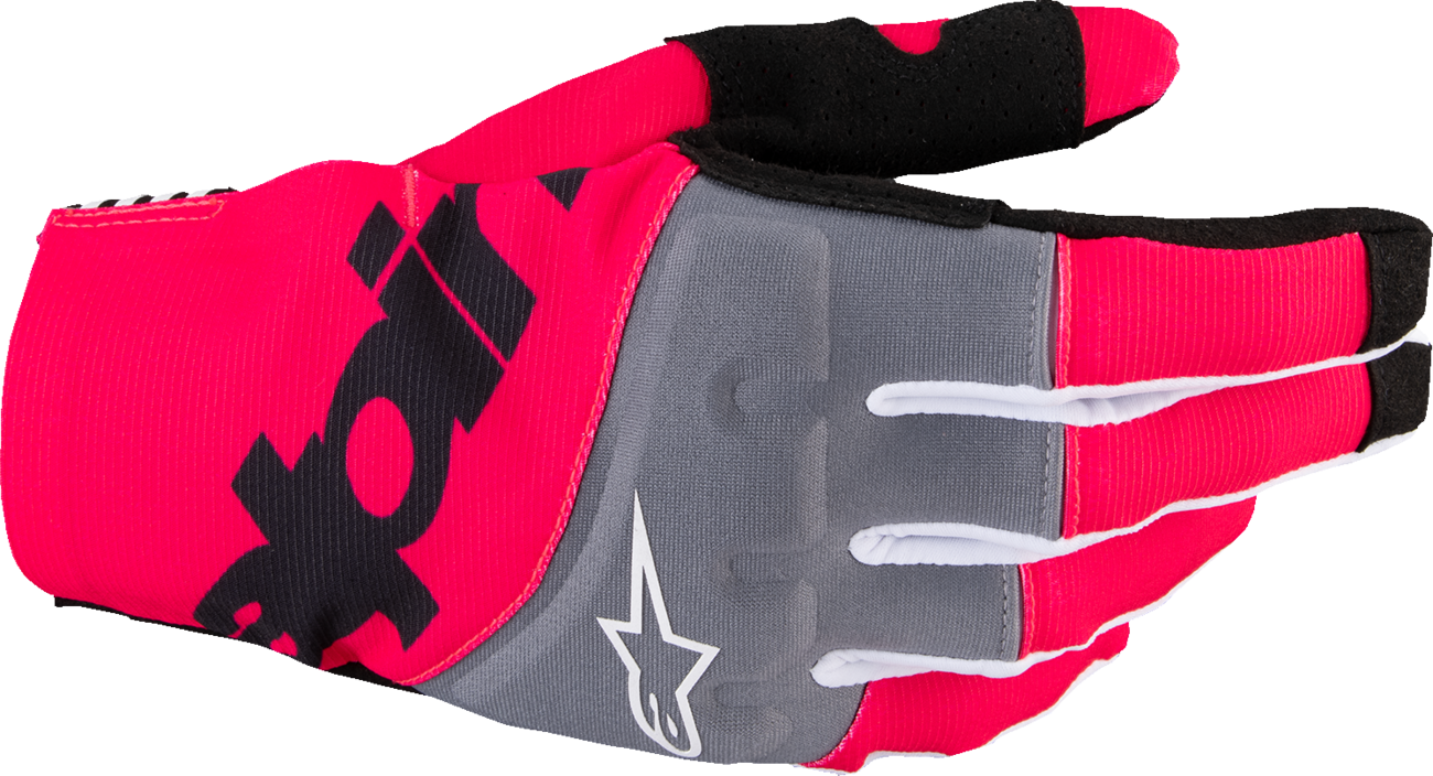 Techstar MX Gloves - Black/Fluo Pink - XL