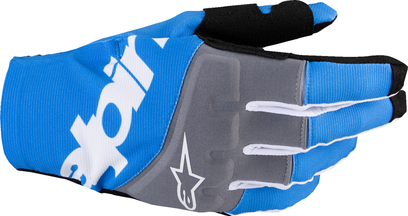 Techstar MX Gloves - Black/Blue - 2XL