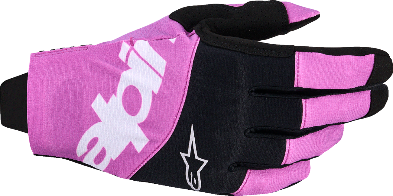 Techstar Gloves - Black/Light Gray/Purple - Large