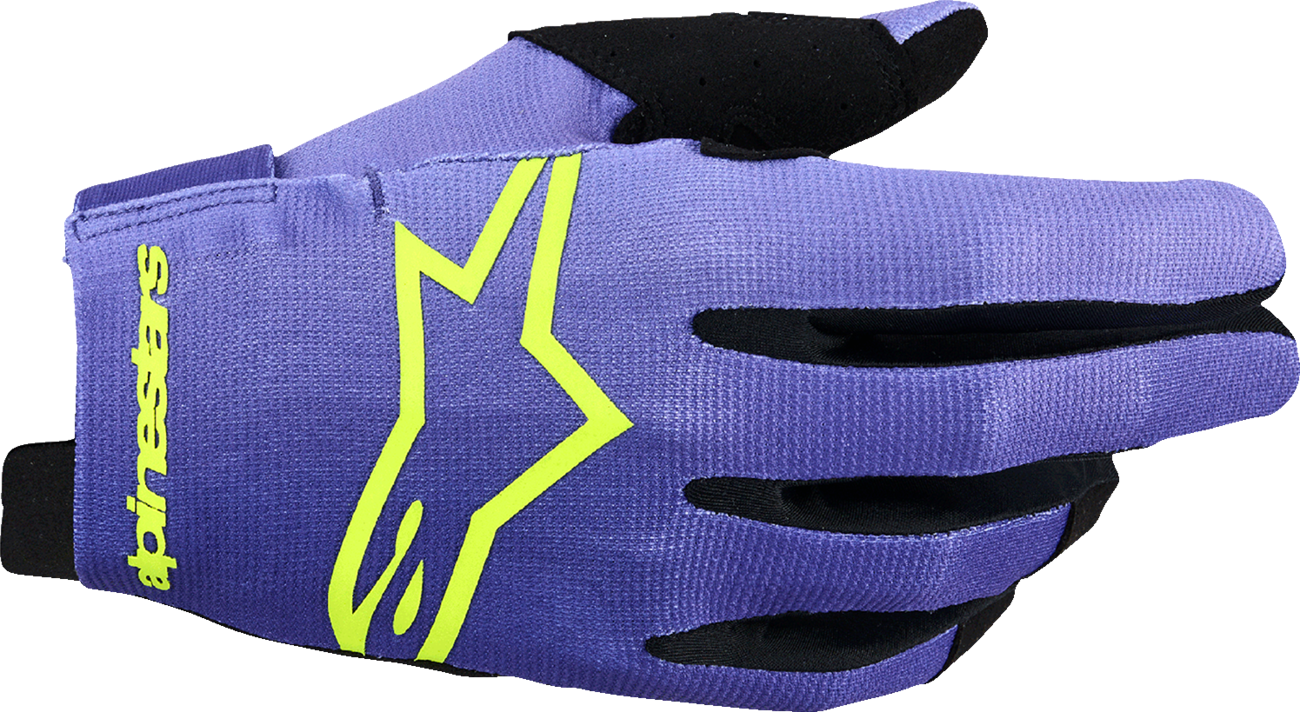 Radar Gloves - Purple/Fluo Yellow - Medium