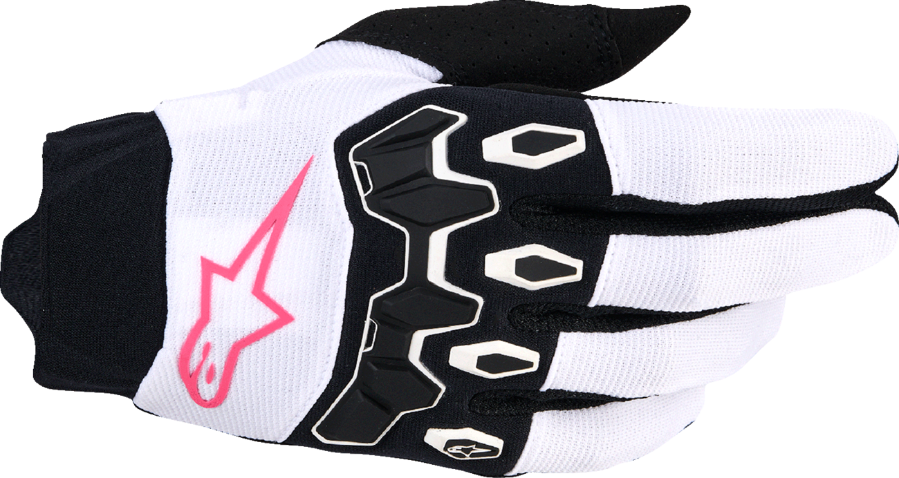 Stella Full Bore V2 Gloves - White/Fluo Pink/Black - XL