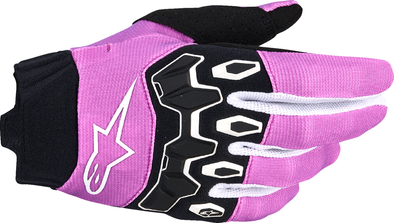 Stella Full Bore V2 Gloves - Violet/White/Black - Medium