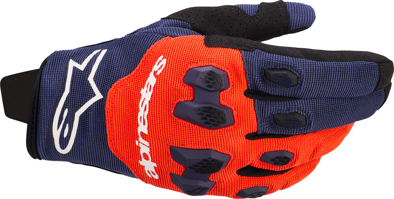 Pro-Dura Gloves - Navy/Hot Orange/White - 2XL
