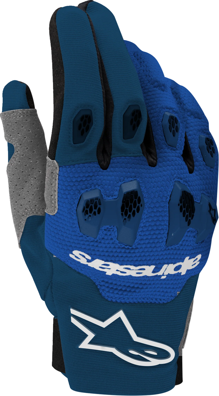 Pro-Dura Gloves - Navy/Bright Blue/White - Small