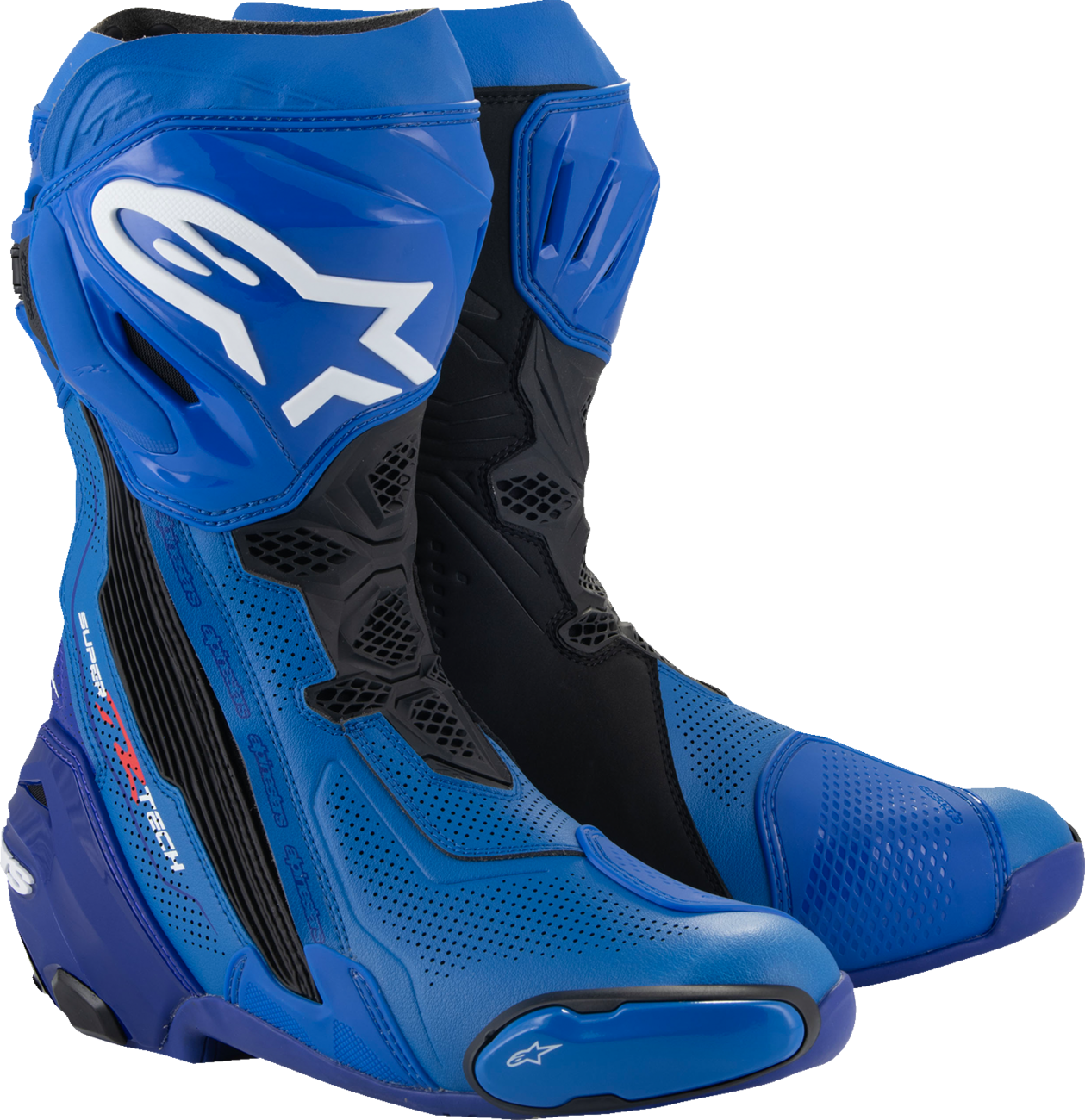 Supertech R Vented Boots - Blue/Black - US 6.5 / EU 40