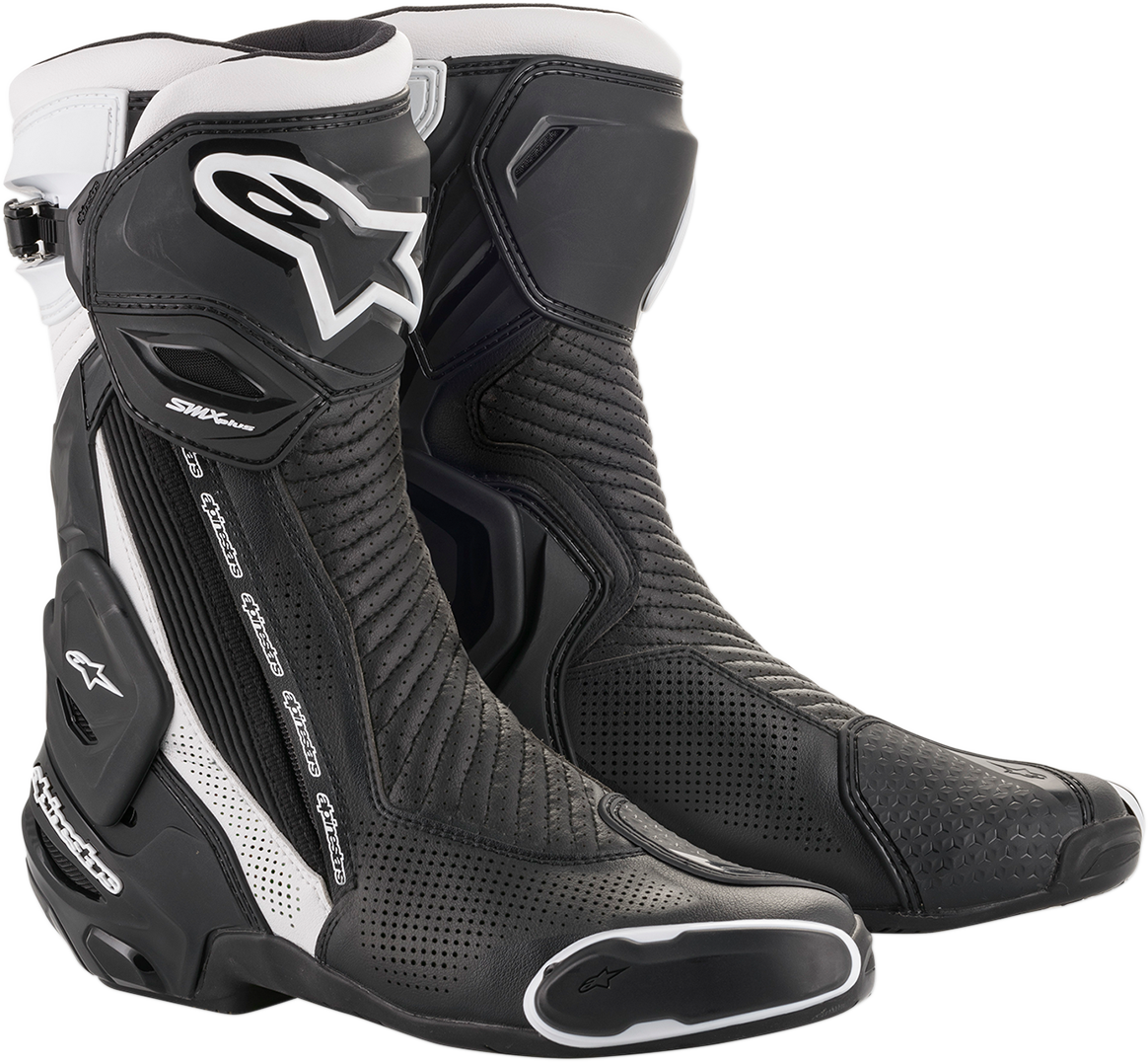 SMX Plus Vented Boots - Black/White - US 7.5 / EU 41