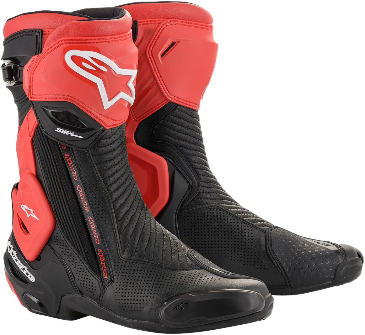 SMX Plus Vented Boots - Black/Red - US 7.5 / EU 41