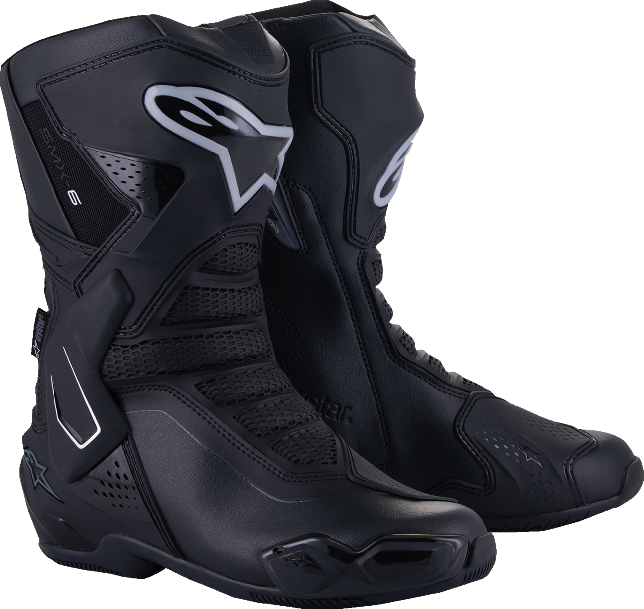 Stella SMX-6 V3 Drystar® Boots - Black/Silver - US 10 / EU 42