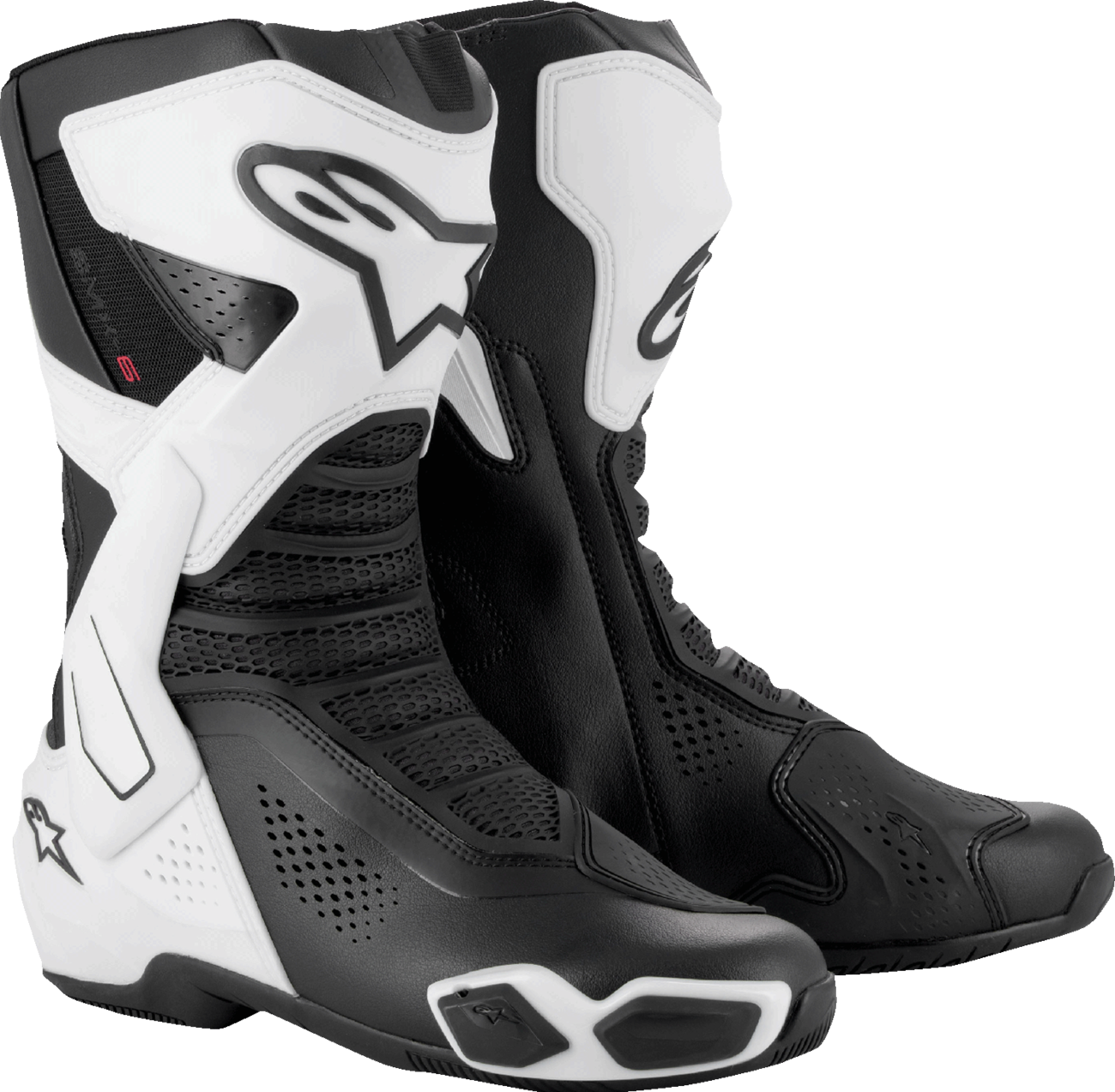 SMX-6 V3 Vented Boots - Black/White - US 9.5/EU 44