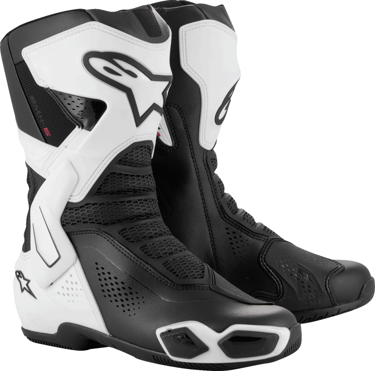 Stella SMX-6 V3 Vented Boots - Black/White - US 6 / EU 37