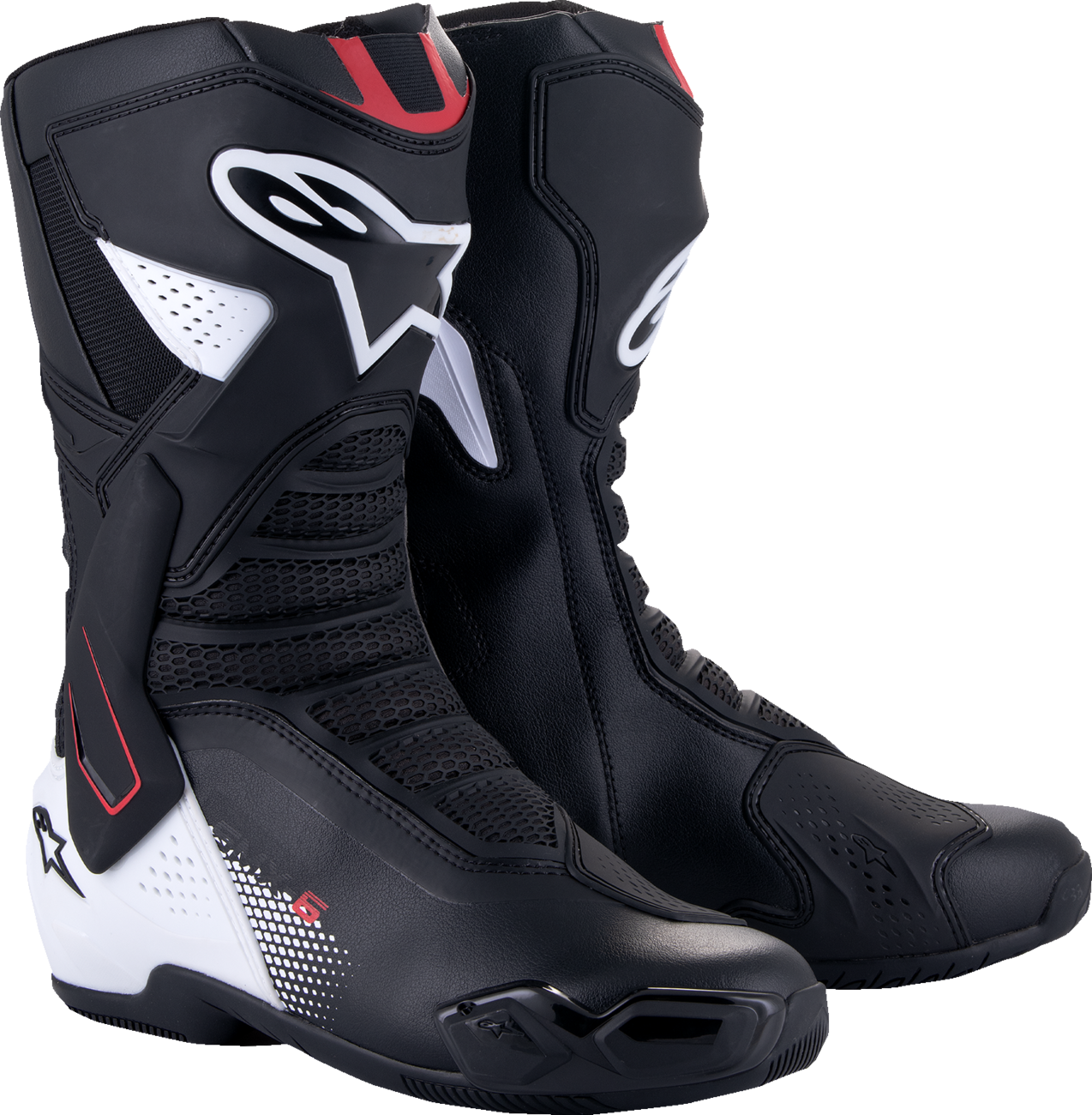 SMX-6 V3 Boots - Black/White/Red Graphic - US 9/EU 43