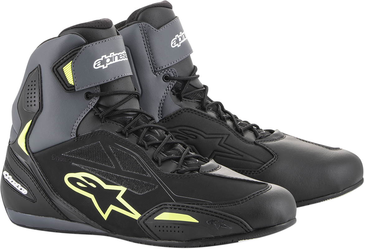 Faster-3 Drystar® Shoes - Black/Gray/Yellow - US 6.5