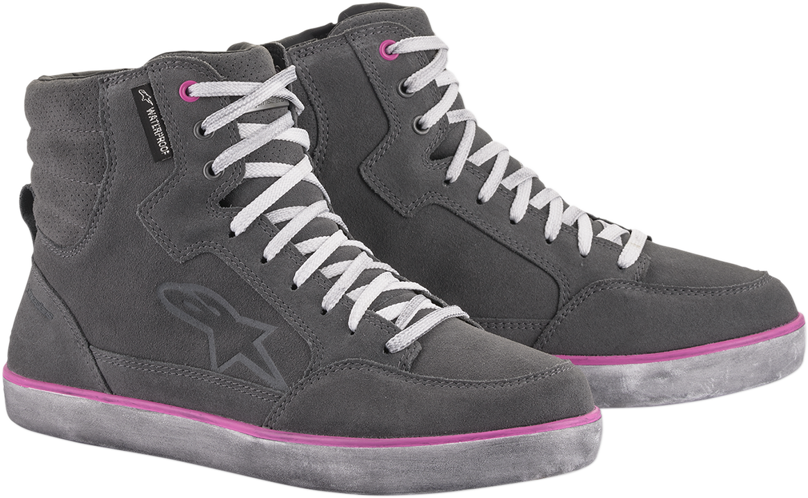 J-6 Waterproof Women's Shoes - Gray/Pink - US 6.5