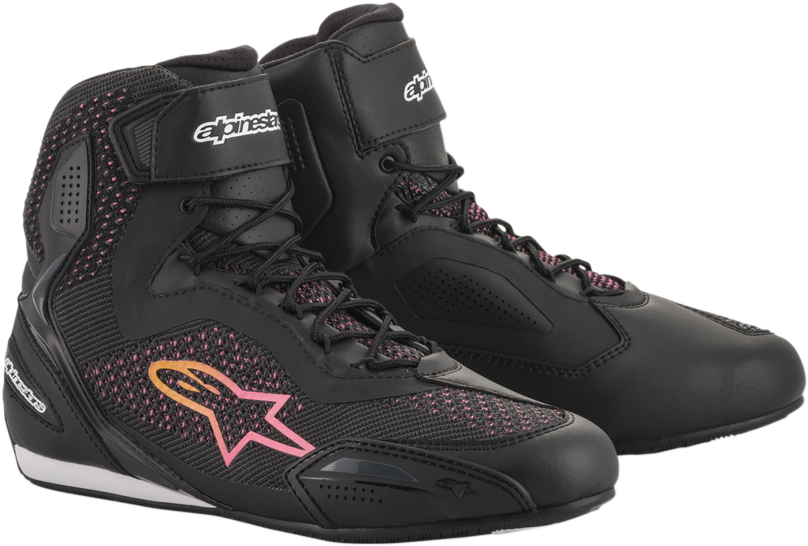 Stella Faster-3 Rideknit Shoes - Black/Yellow/Pink - US 8 / EU 40