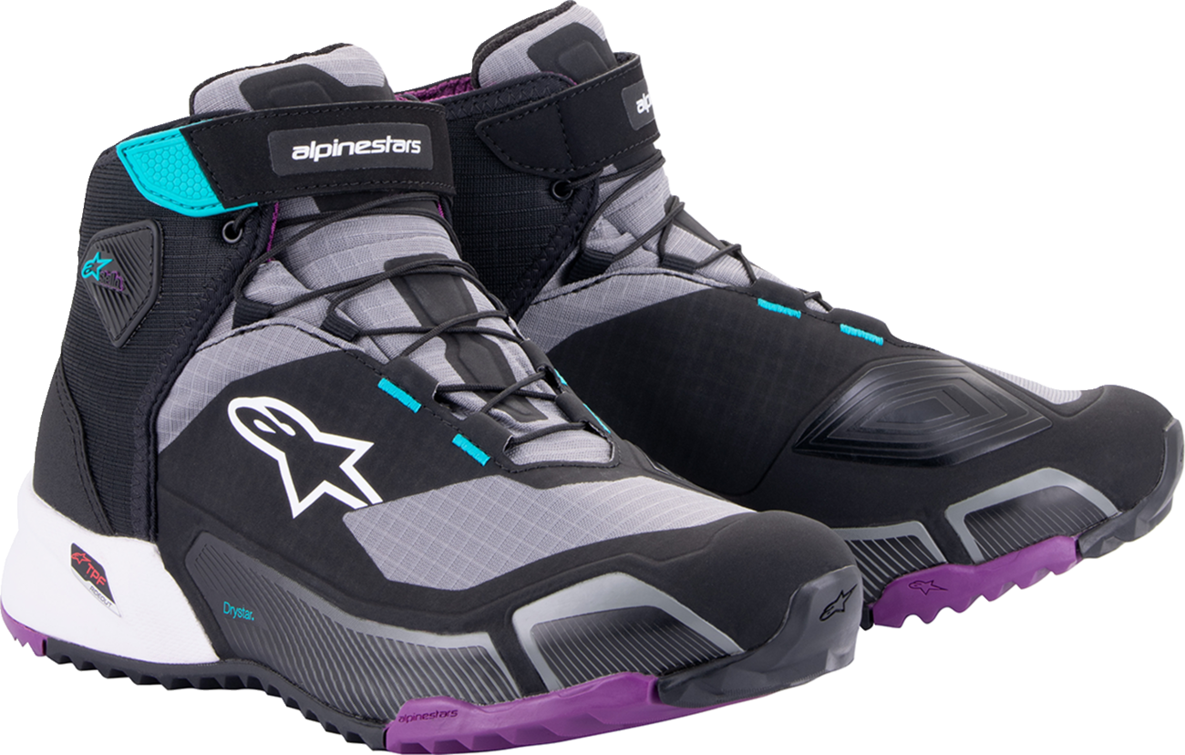 Stella CR-X Drystar® Shoes - Black/Gray/Teal/Purple - US 11.5