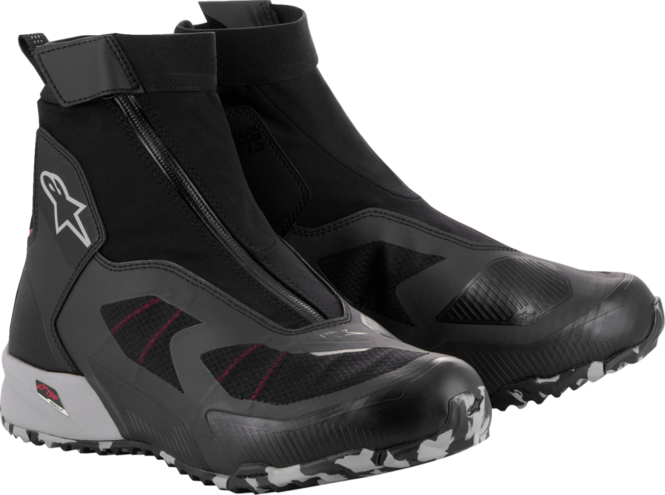 CR-8 Gore-Tex® Shoes - Black/Grey/Red - US 12.5 / EU 46