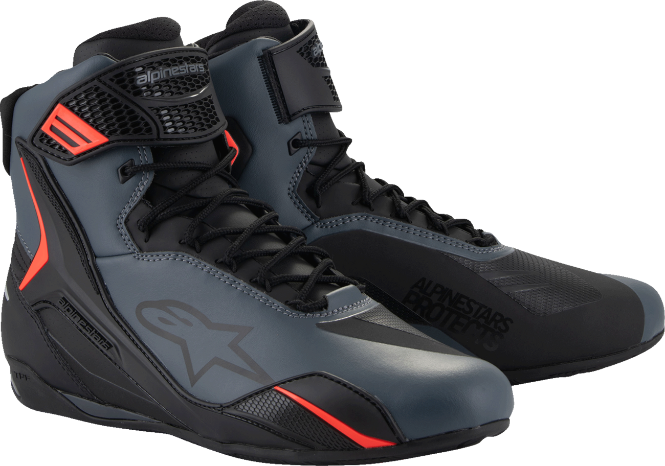 Faster-4 Shoes - Black/Gray/Red - US 9