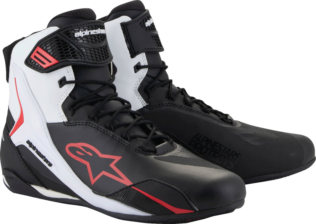 Faster-4 Shoes - Black/White/Red - US 11.5