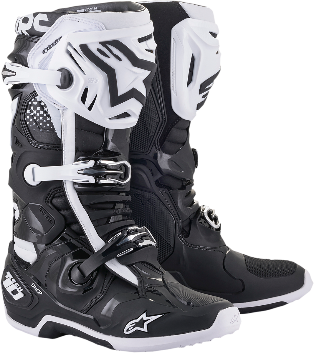 Tech 10 Boots - Black/White - US 9 / EU 43