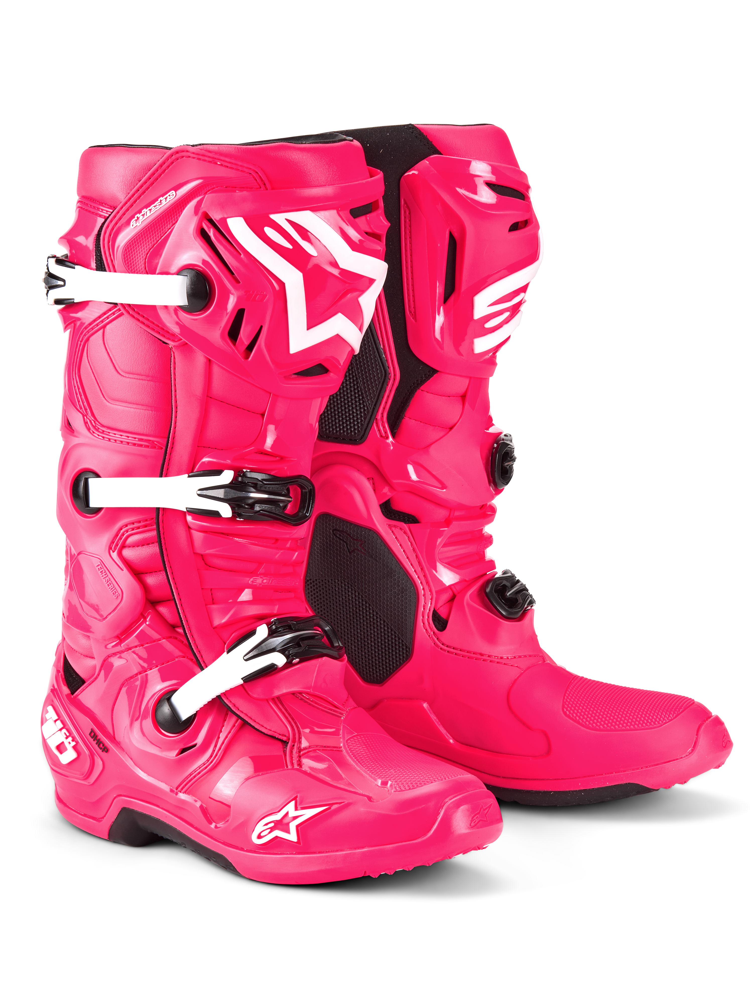 Tech 10 Boots - Diva Pink/White - US 8 / EU 42