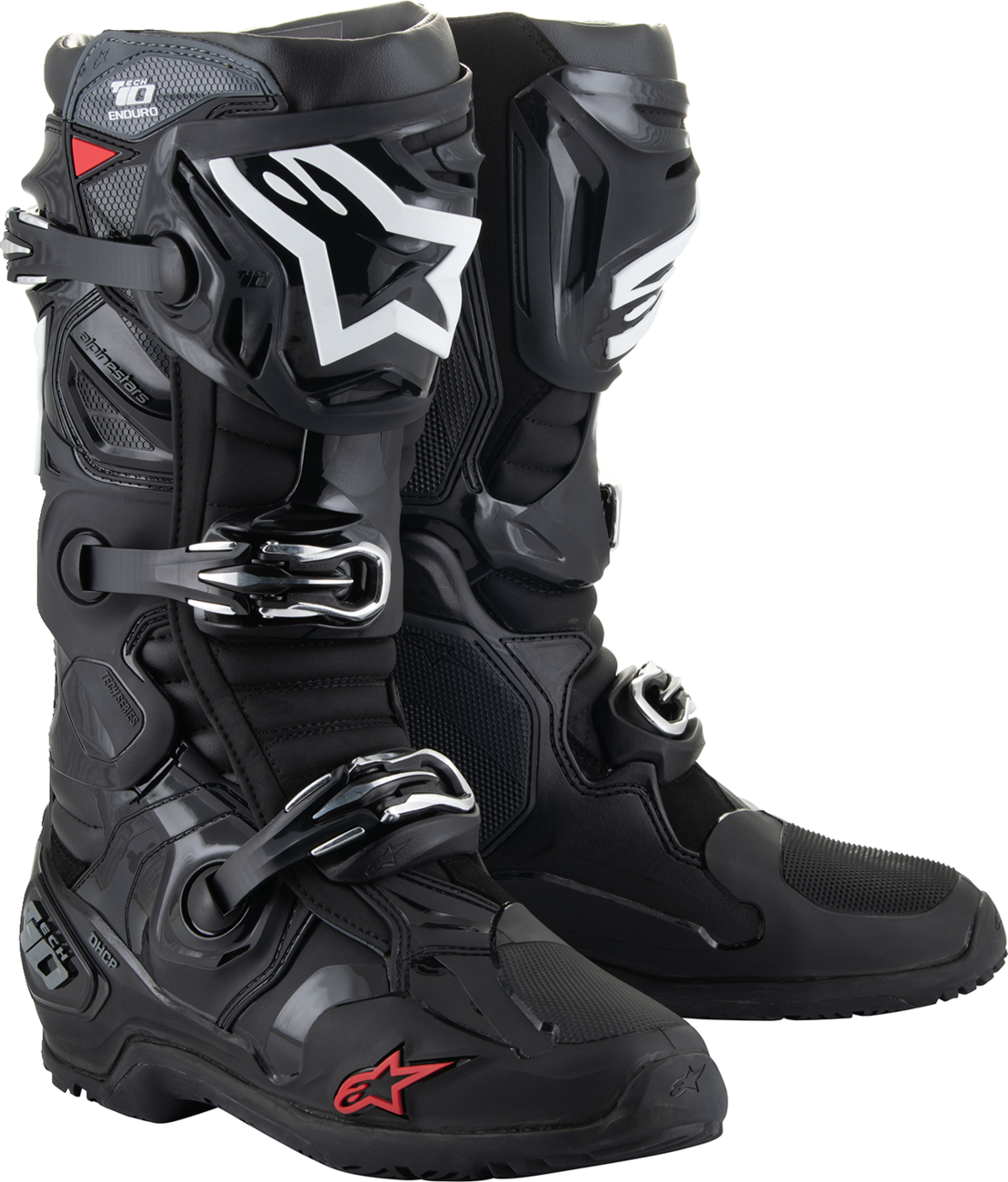 Tech 10 Enduro Boots - Black - US 8 / EU 42