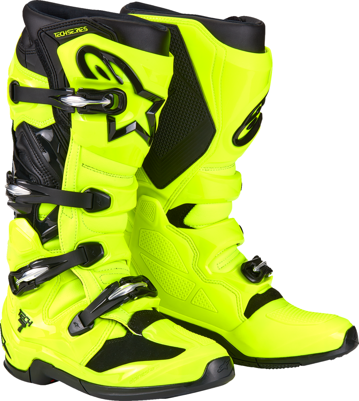 Tech 7 Boots - Fluorescent Yellow/Black - US 9 / EU 43
