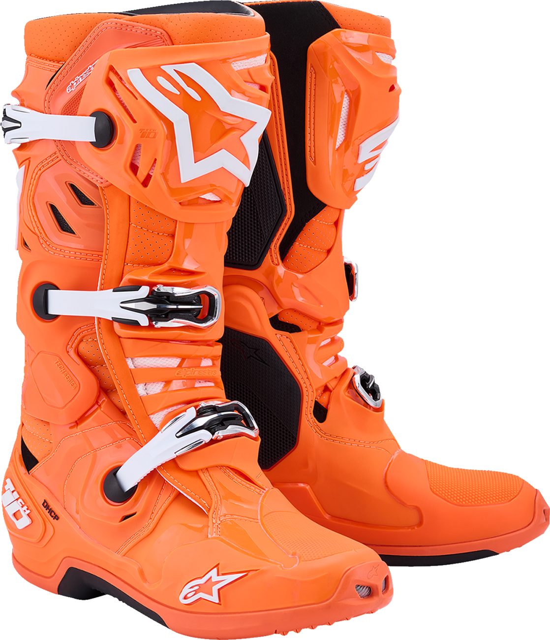 Tech 10 Supervented Boots - Fluorescent Orange/Black/White - US 8 / EU 42