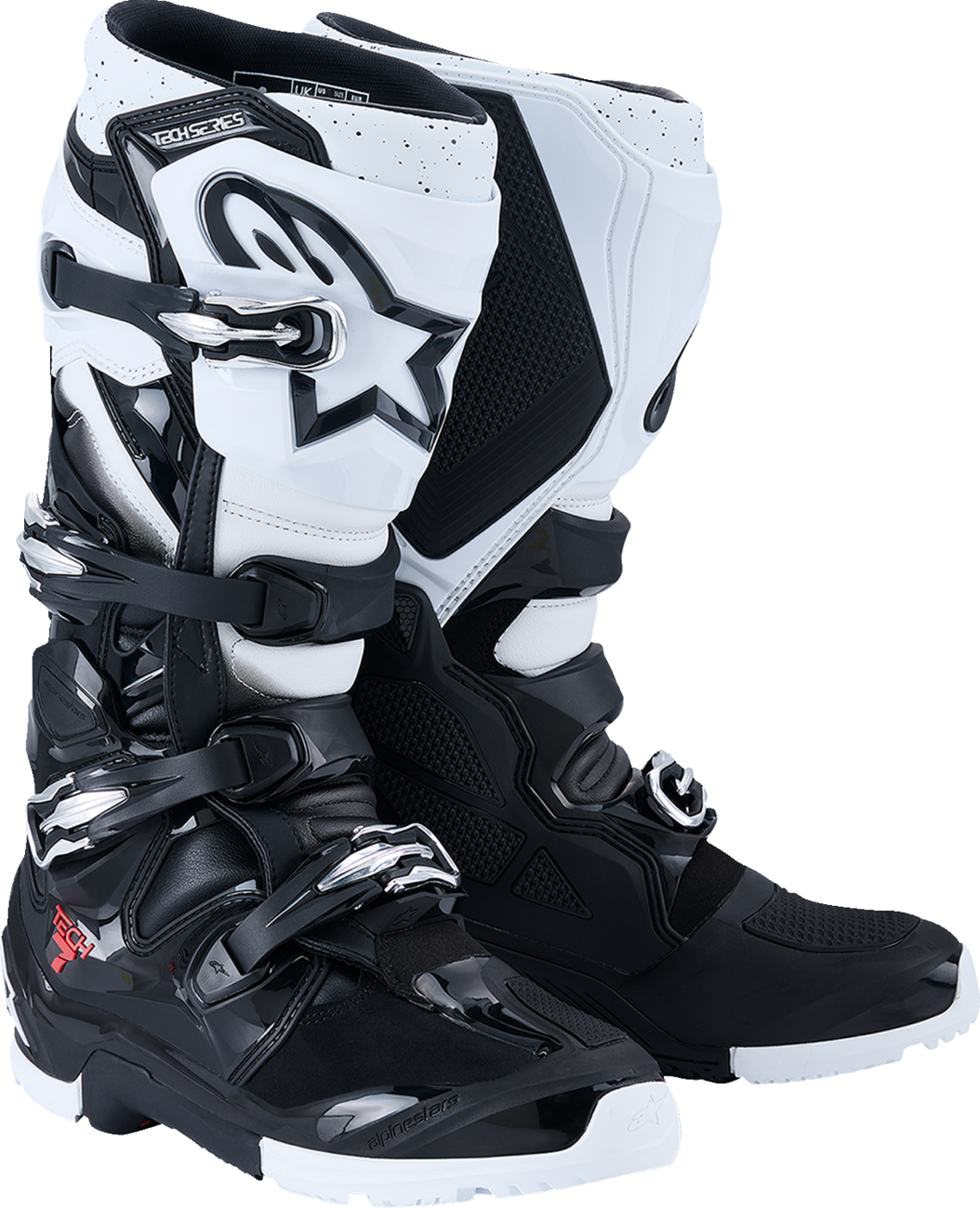 Tech 7 Enduro Boots - Black/White - US 16