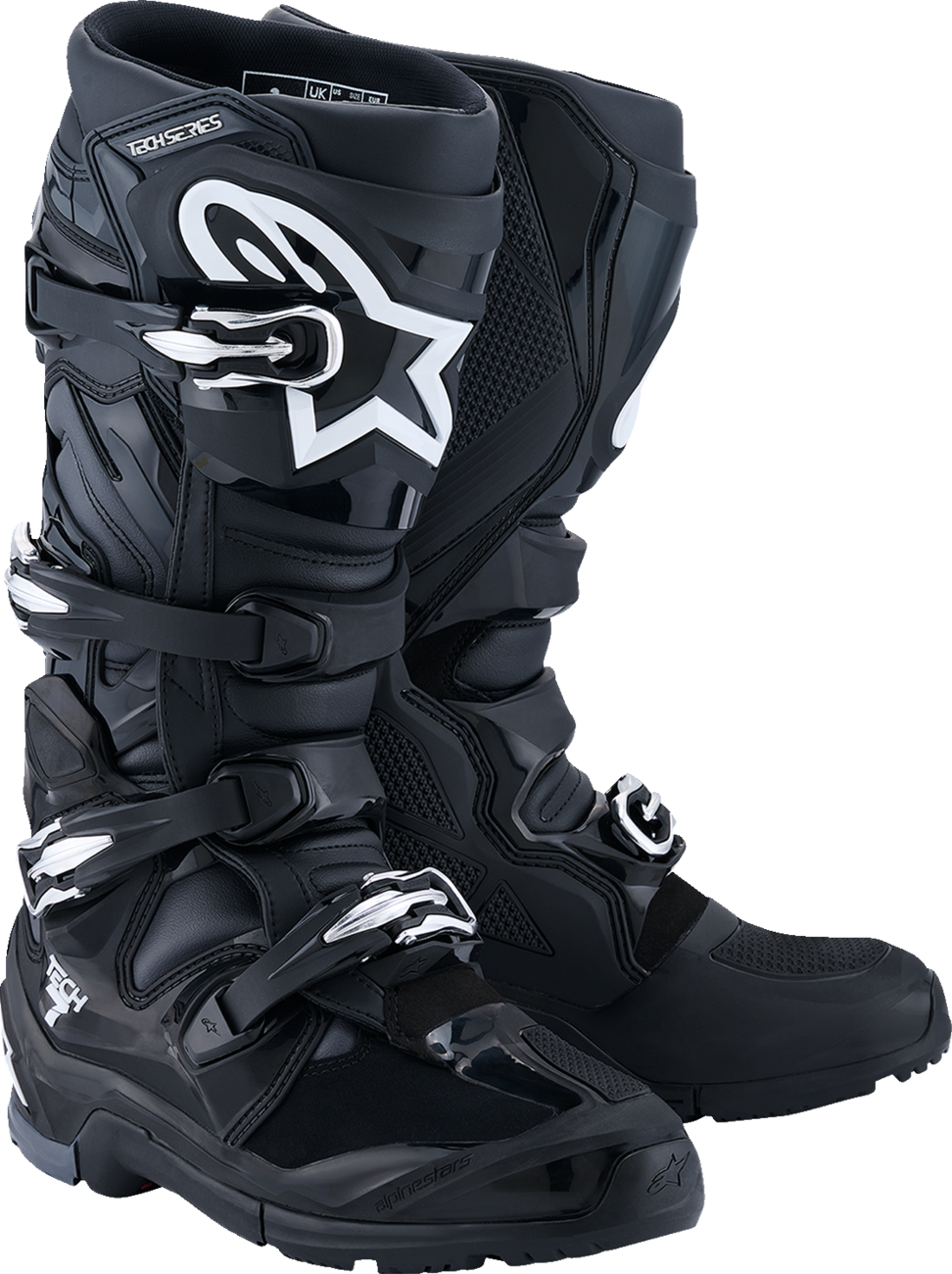 Tech 7 Enduro Boots - Black/Anthracite/White - US 10