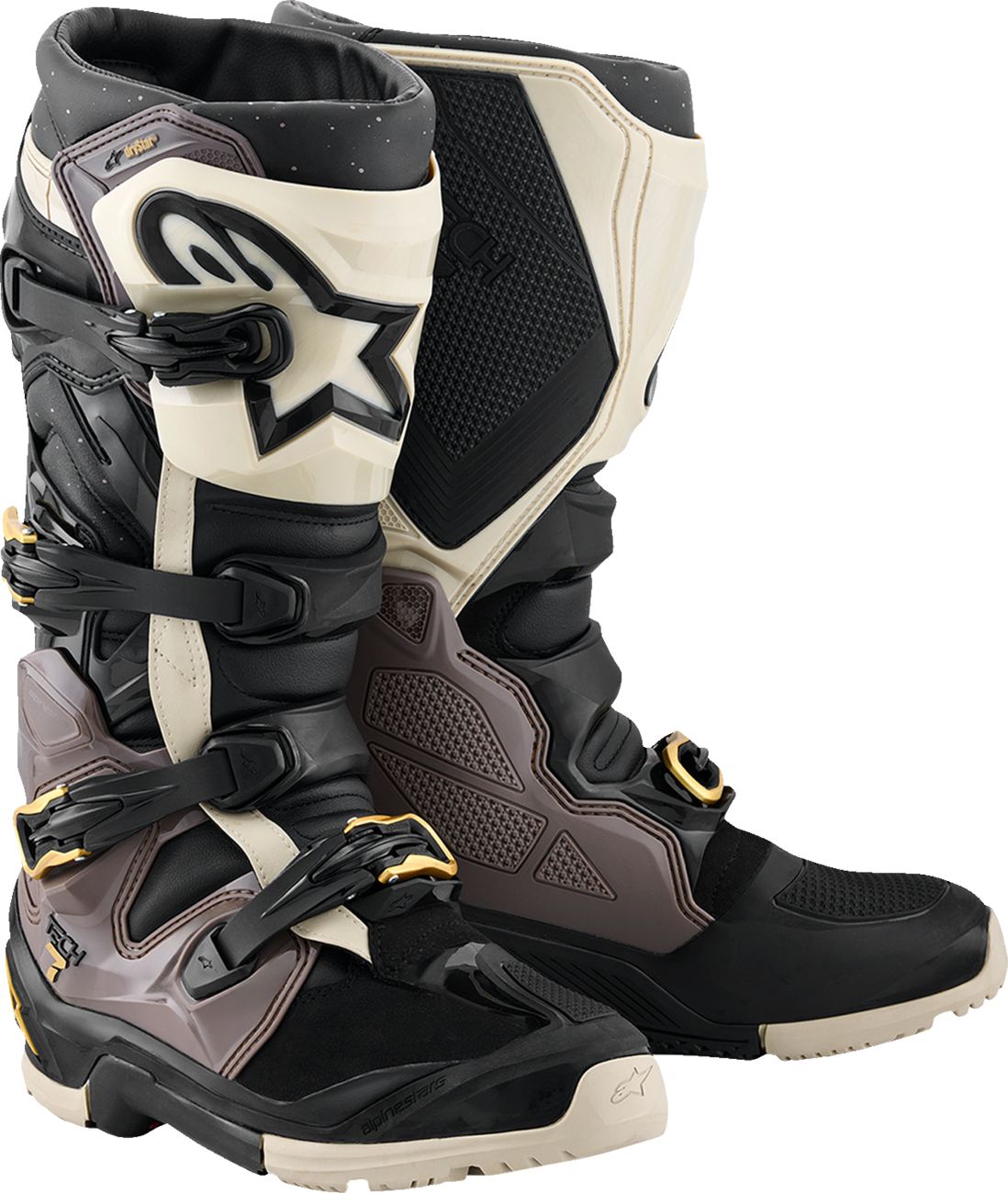Tech 7 Enduro Drystar® Boots - Black/Dark Gray/Gold - US 7 / EU 40.5