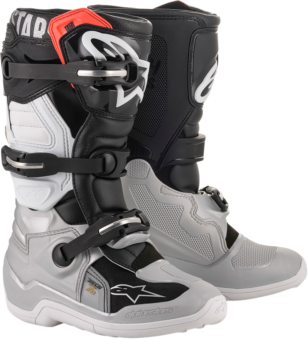 Youth Tech 7S Boot - Black/Silver/White/Gold - US 3 / EU 35.5