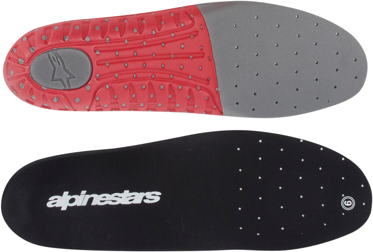 Tech 7 Footbed - Dark Gray/Red - Size 14