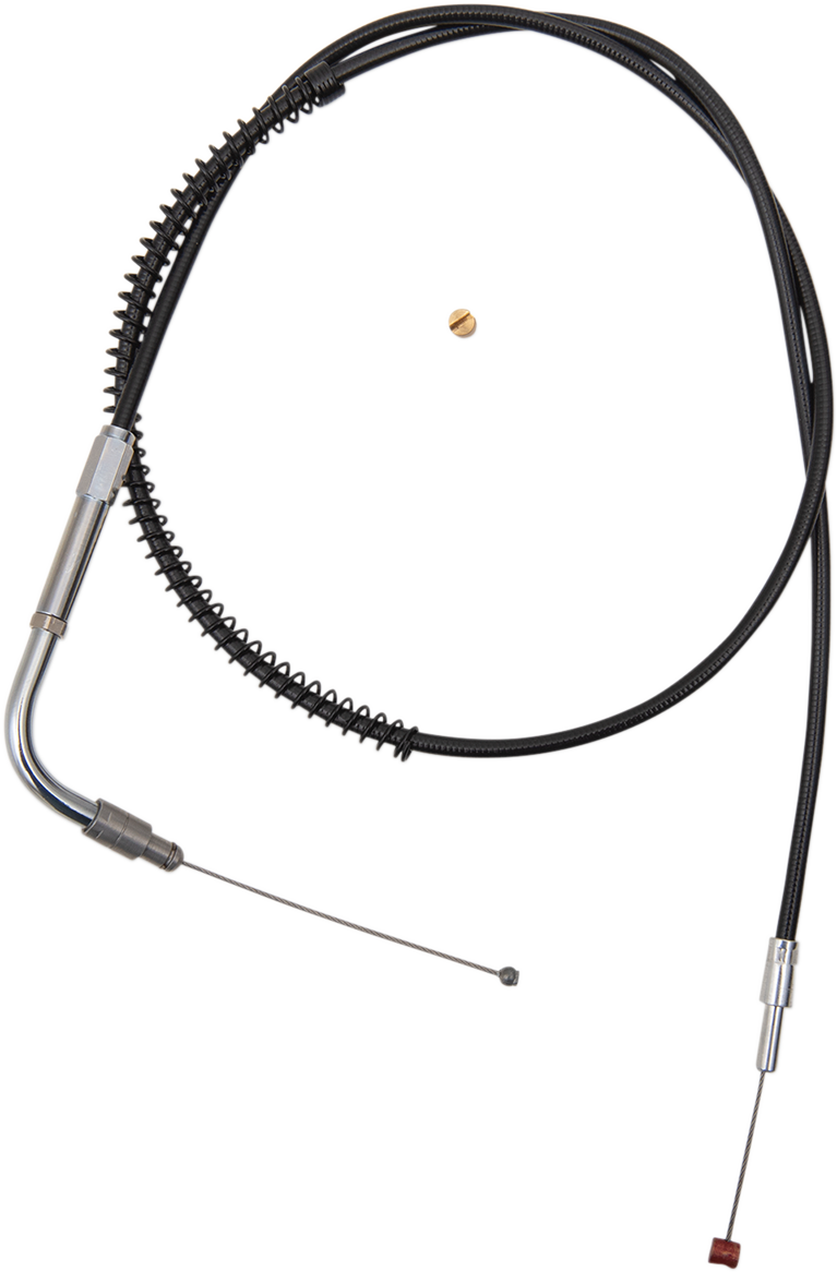 Black Vinyl Throttle Cable - +3" Size - 34-1/2" Length