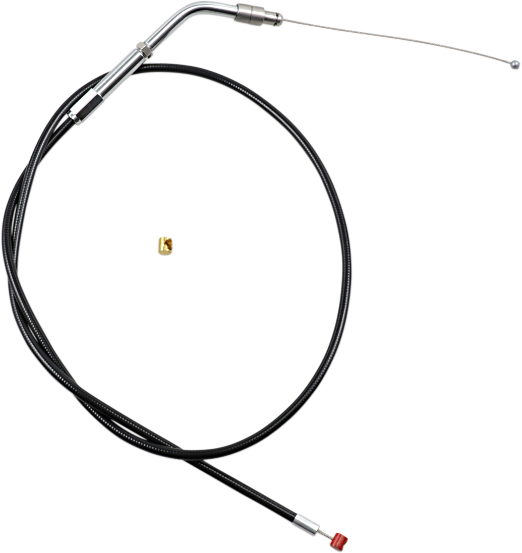 Black Vinyl Throttle Cable - 31-1/2" Length