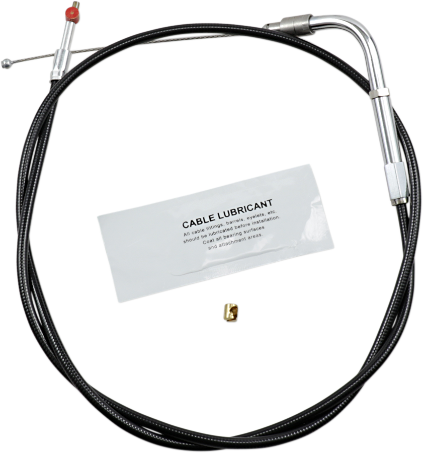 Black Vinyl Throttle Cable - 34" Length