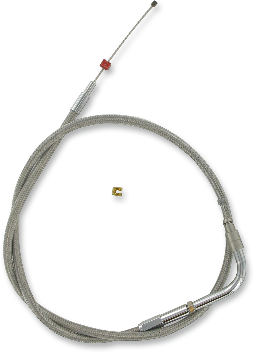 Stainless Steel Throttle Cable - '00-'01 Sportster
