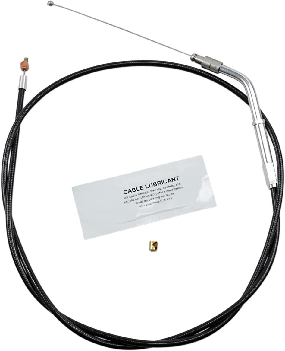 Black Vinyl Throttle Cable - 38-1/2" Length