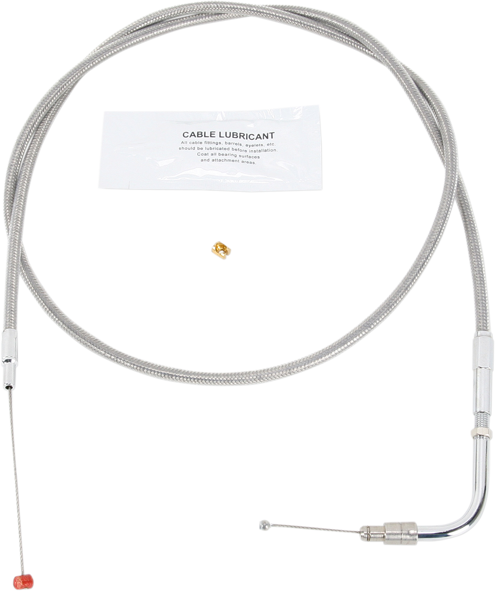Stainless Steel Throttle Cable - '96-'01 Touring