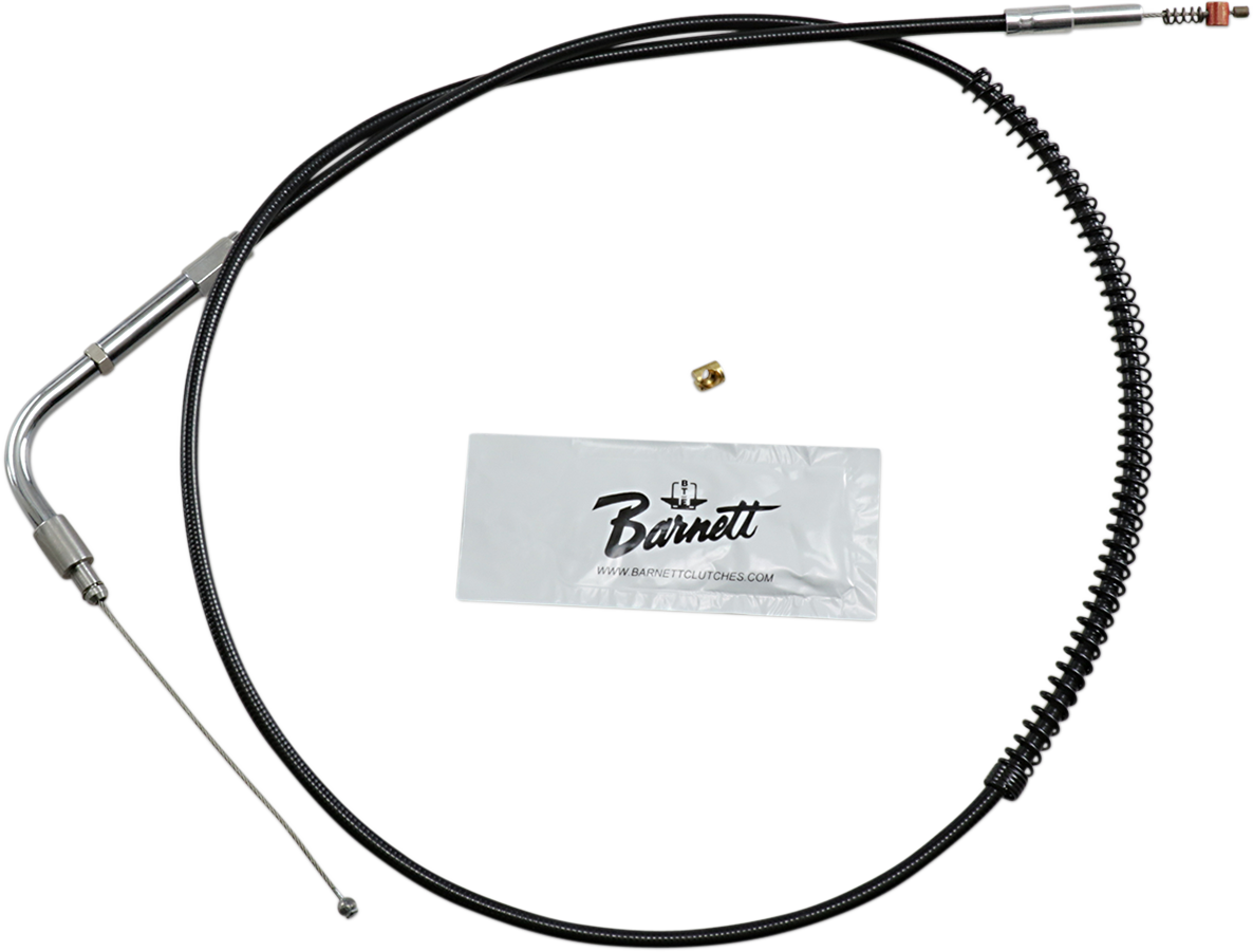 Black Vinyl Idle Cable - +6" Size - 36-1/2" Length