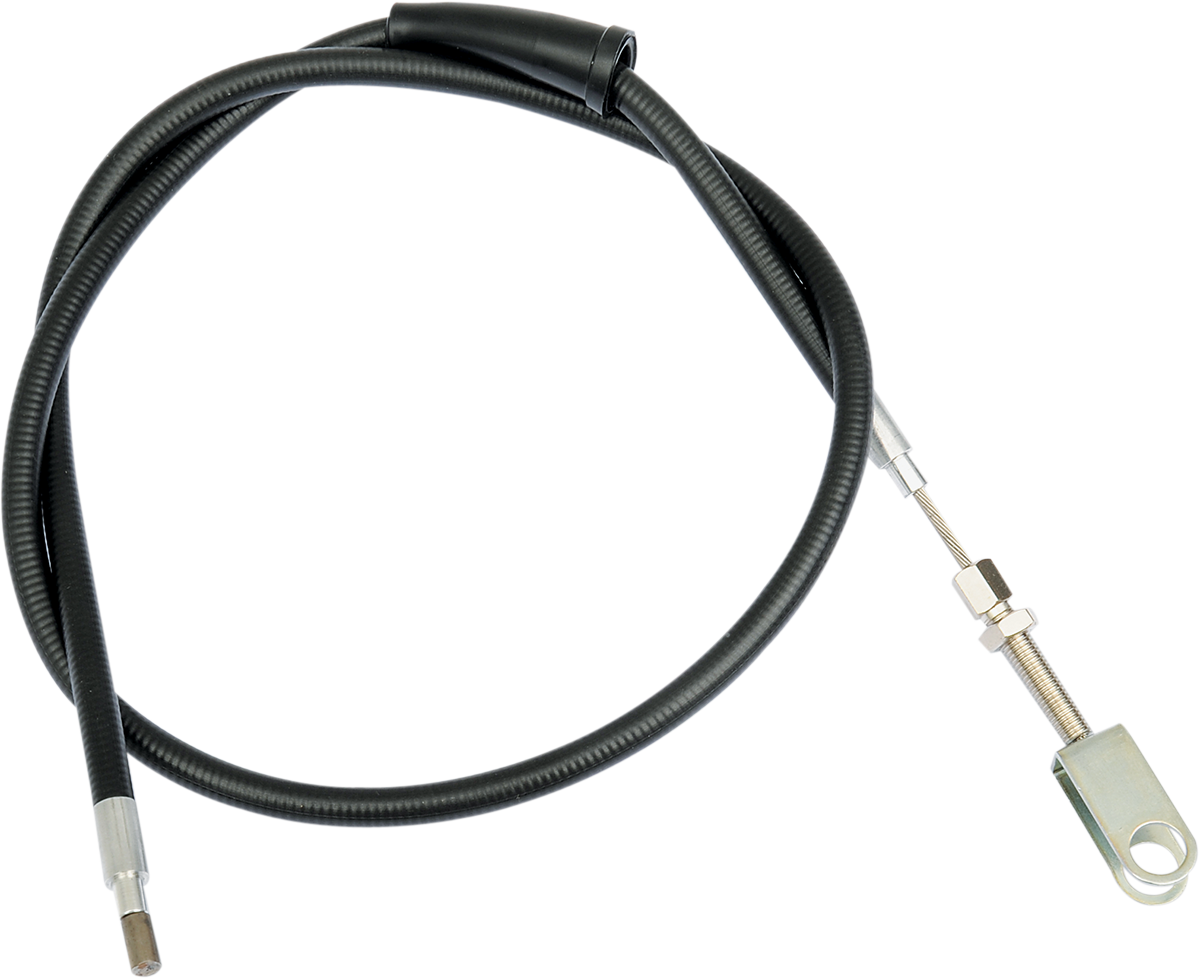 High-Efficiency Black Vinyl Clutch Cable - +6" Size
