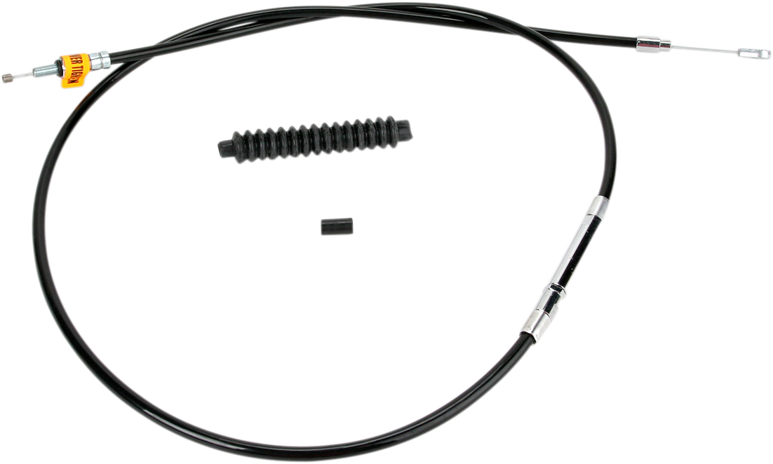 High-Efficiency Black Vinyl Clutch Cable - +6" Size