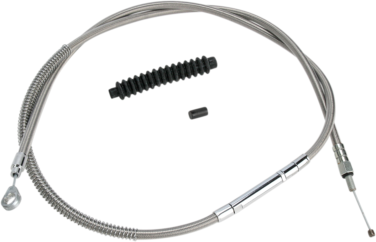 High-Efficiency Stainless Steel Clutch Cable for Harley-Davidson - +6" - '89-'06 Touring