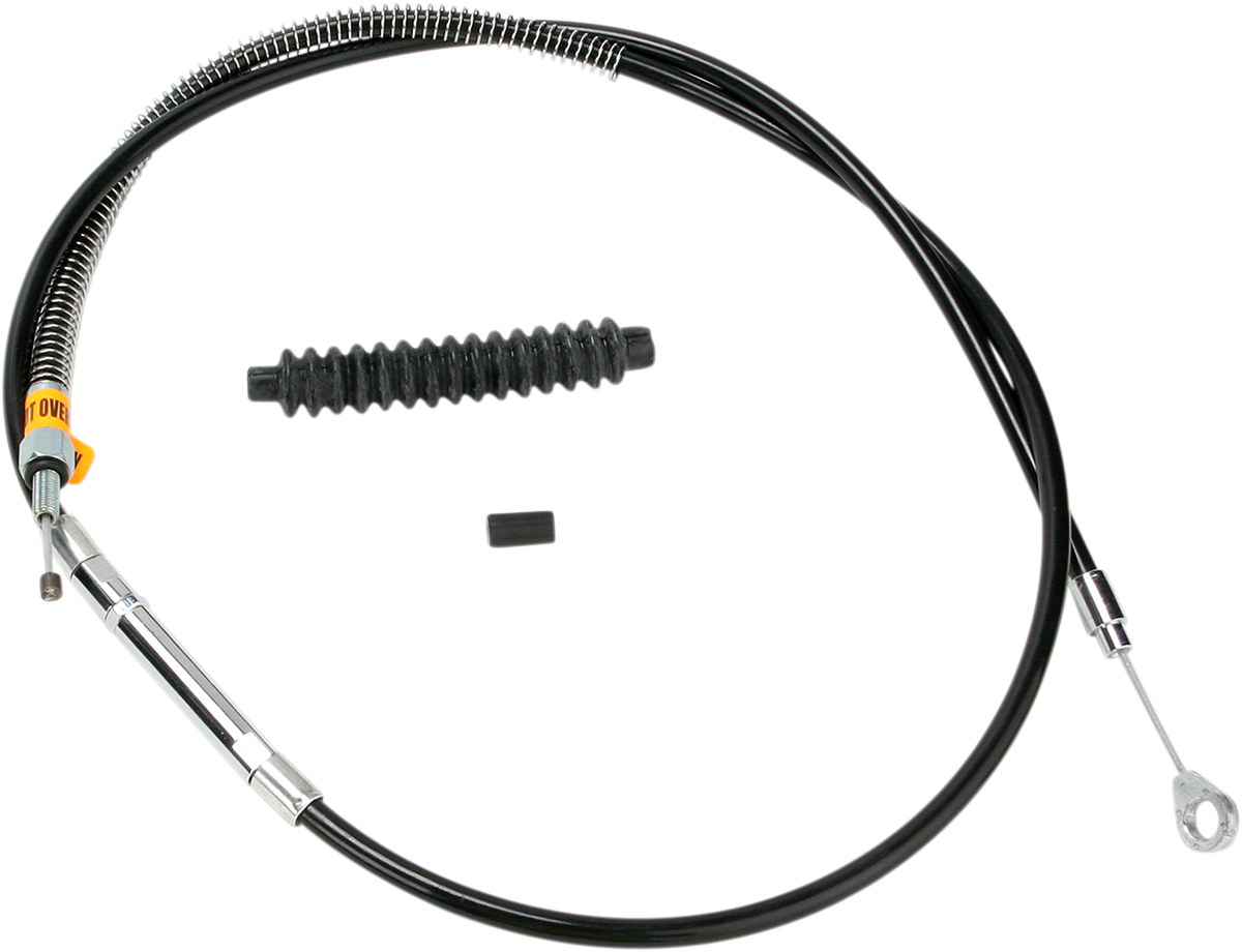 High-Efficiency Black Vinyl Clutch Cable - Standard Size