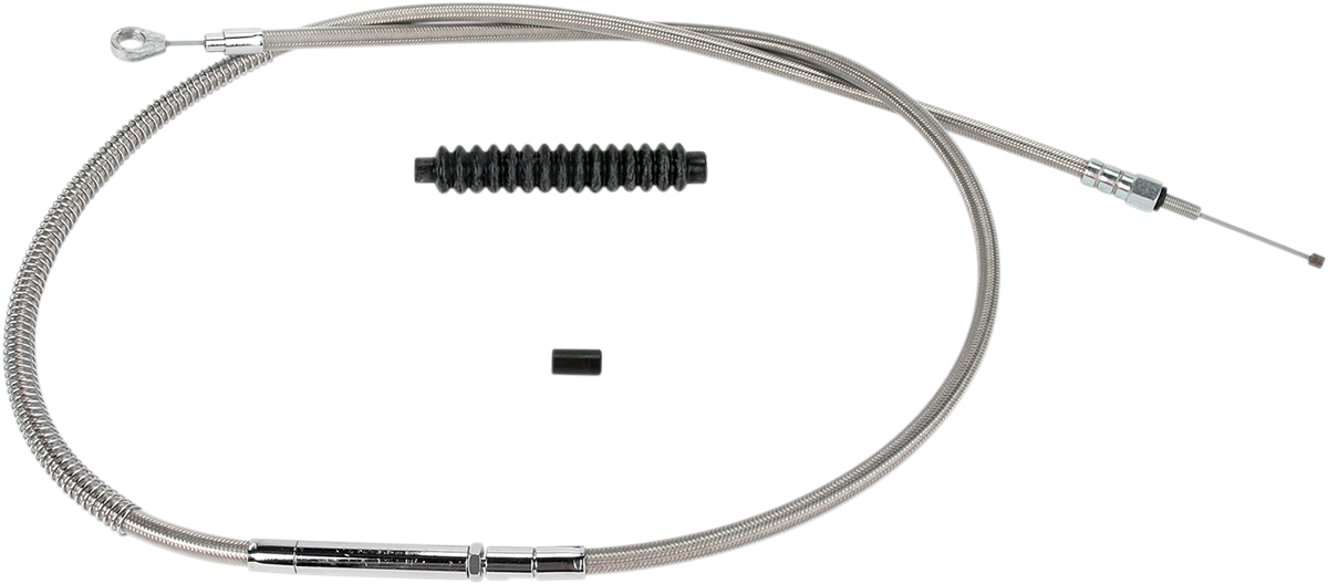 High-Efficiency Stainless Steel Clutch Cable for Harley-Davidson - Standard - '87-'99